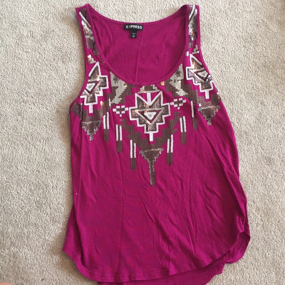 Express Sequine Tank.